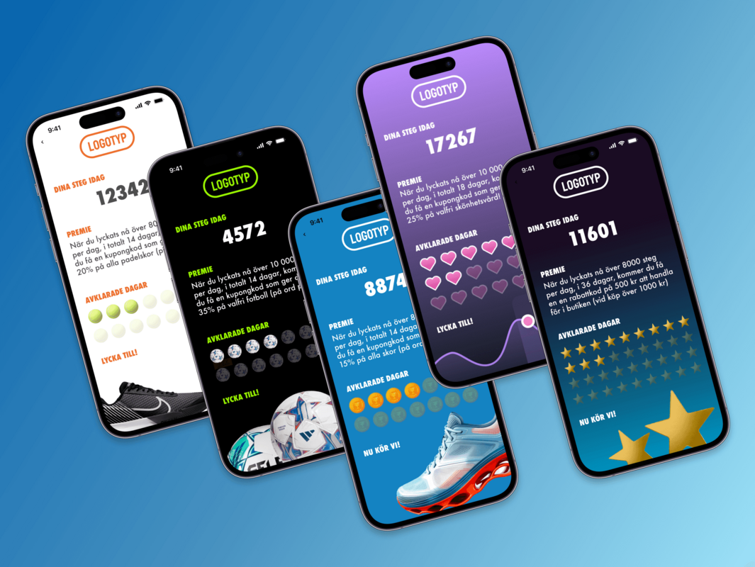 Adda Steg - rörelse-app