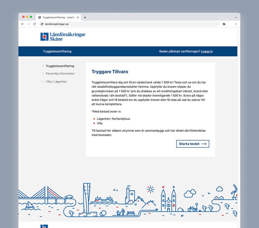 Länsförsäkringar Skåne trygghetscertifiering